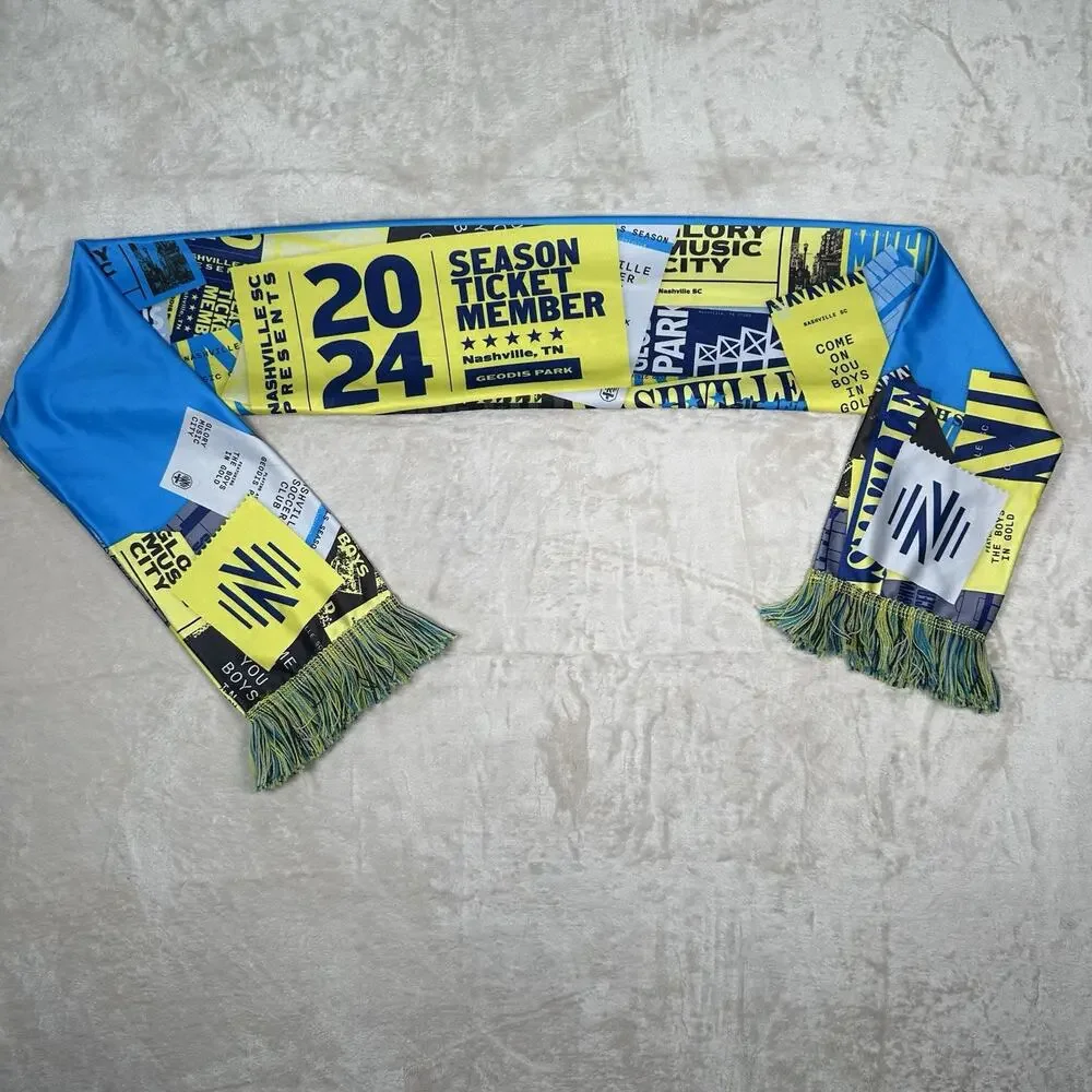Nashville SC 2024 Season Ticket Member Scarf MLS Soccer Club